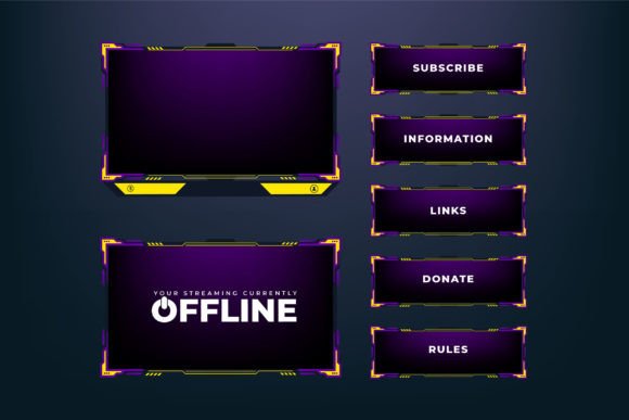 Download Live Streaming Overlay Screen Panel - Live Collection