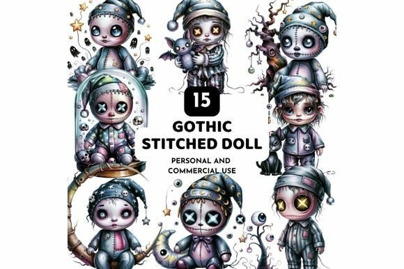 Download Gothic Voodoo Doll Clipart, Spooky Doll - Spooky doll Collection