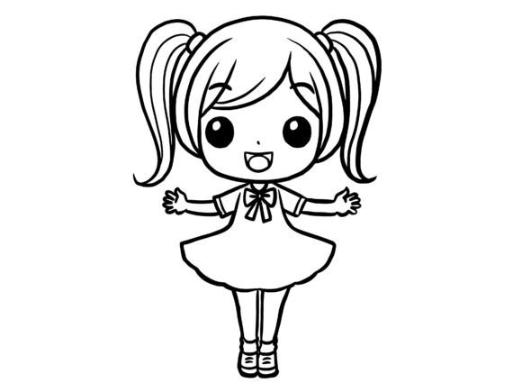 Download Cartoon Drawing Live Art Little Girl - Premium Resources